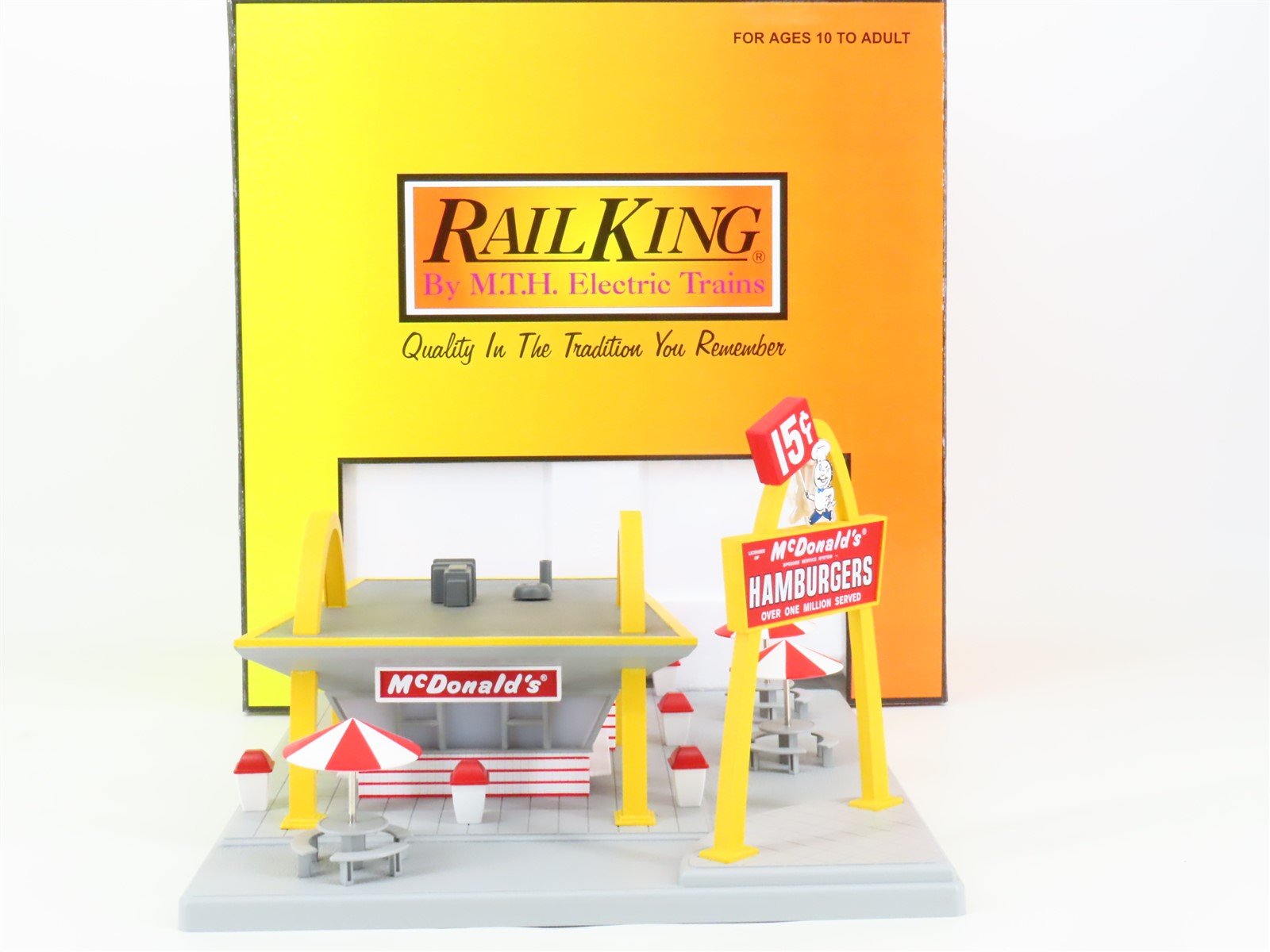 O Scale MTH Rail King 30-9034 Original McDonalds Restaurant