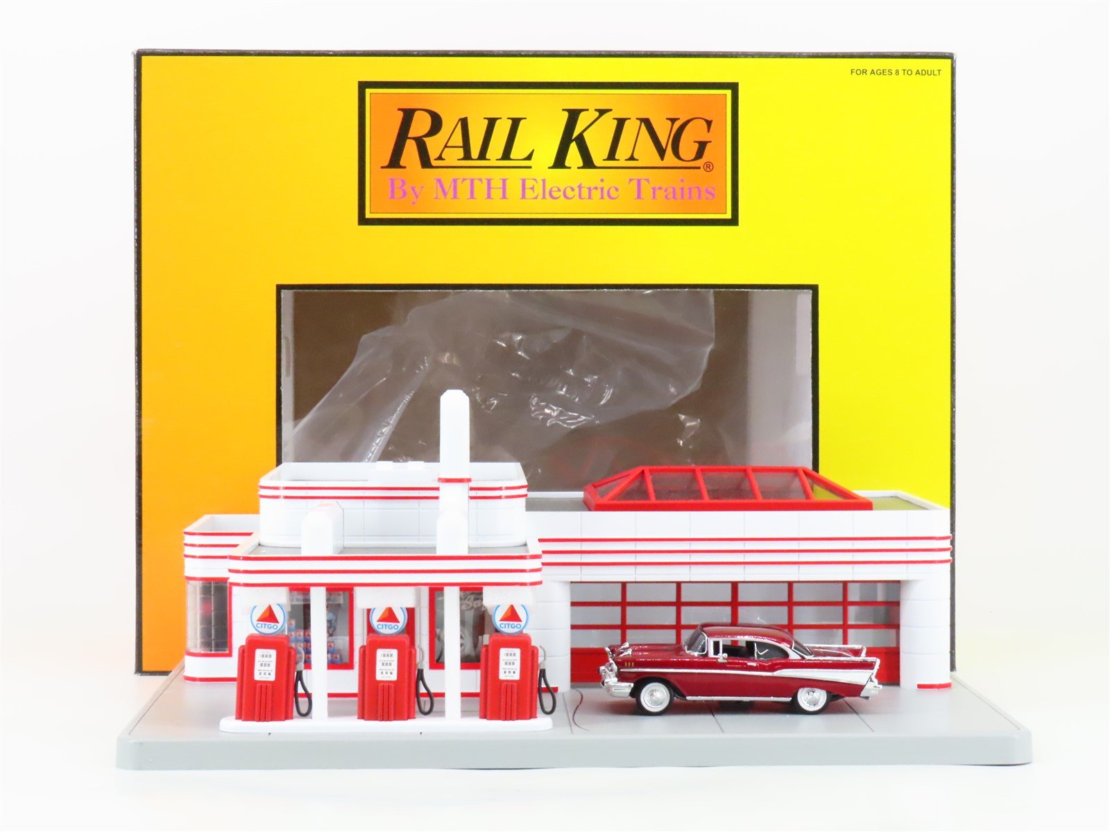 O Scale MTH Rail King 30-9113 Citgo Operating Gas Station