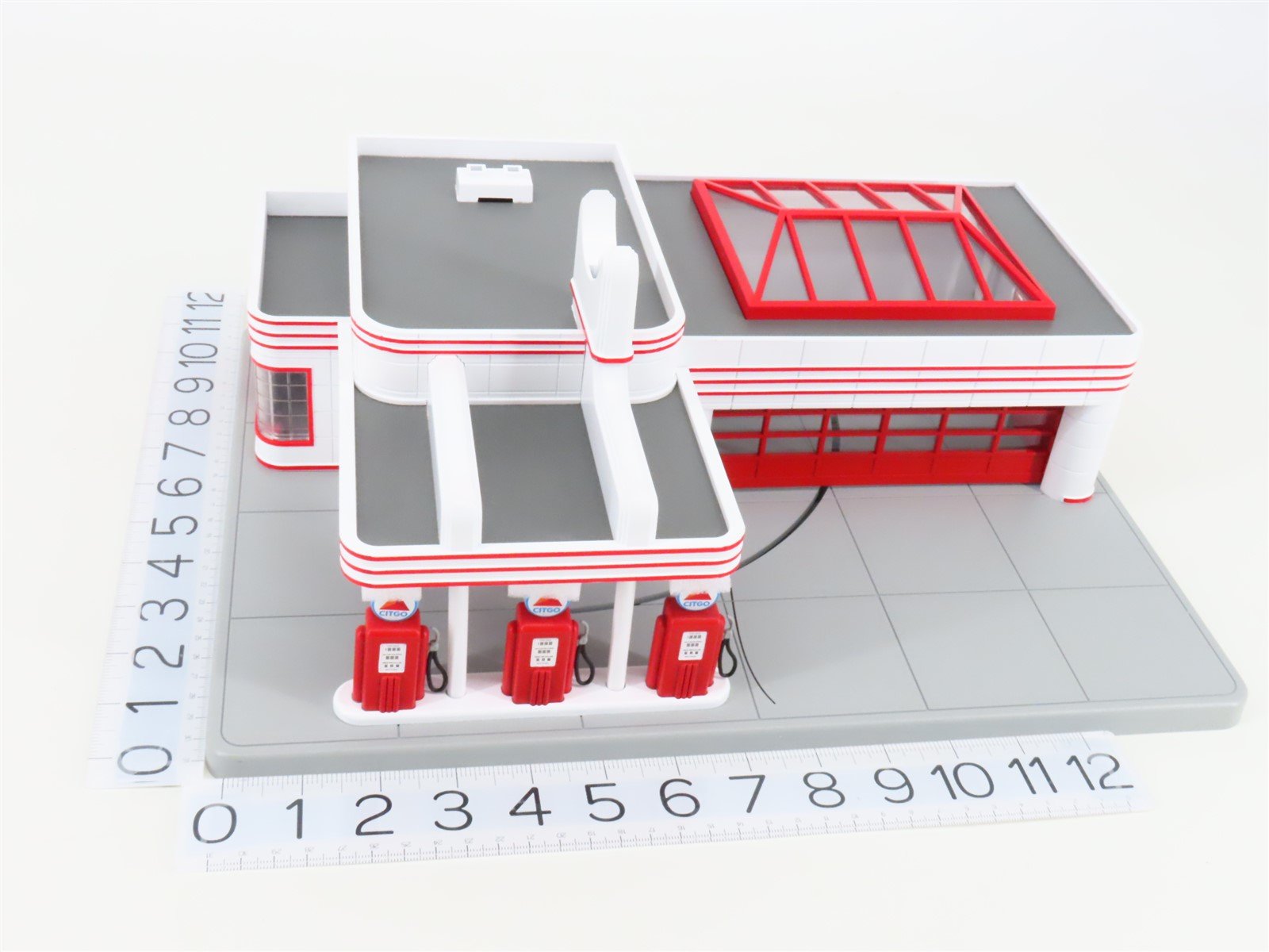 O Scale MTH Rail King 30-9113 Citgo Operating Gas Station
