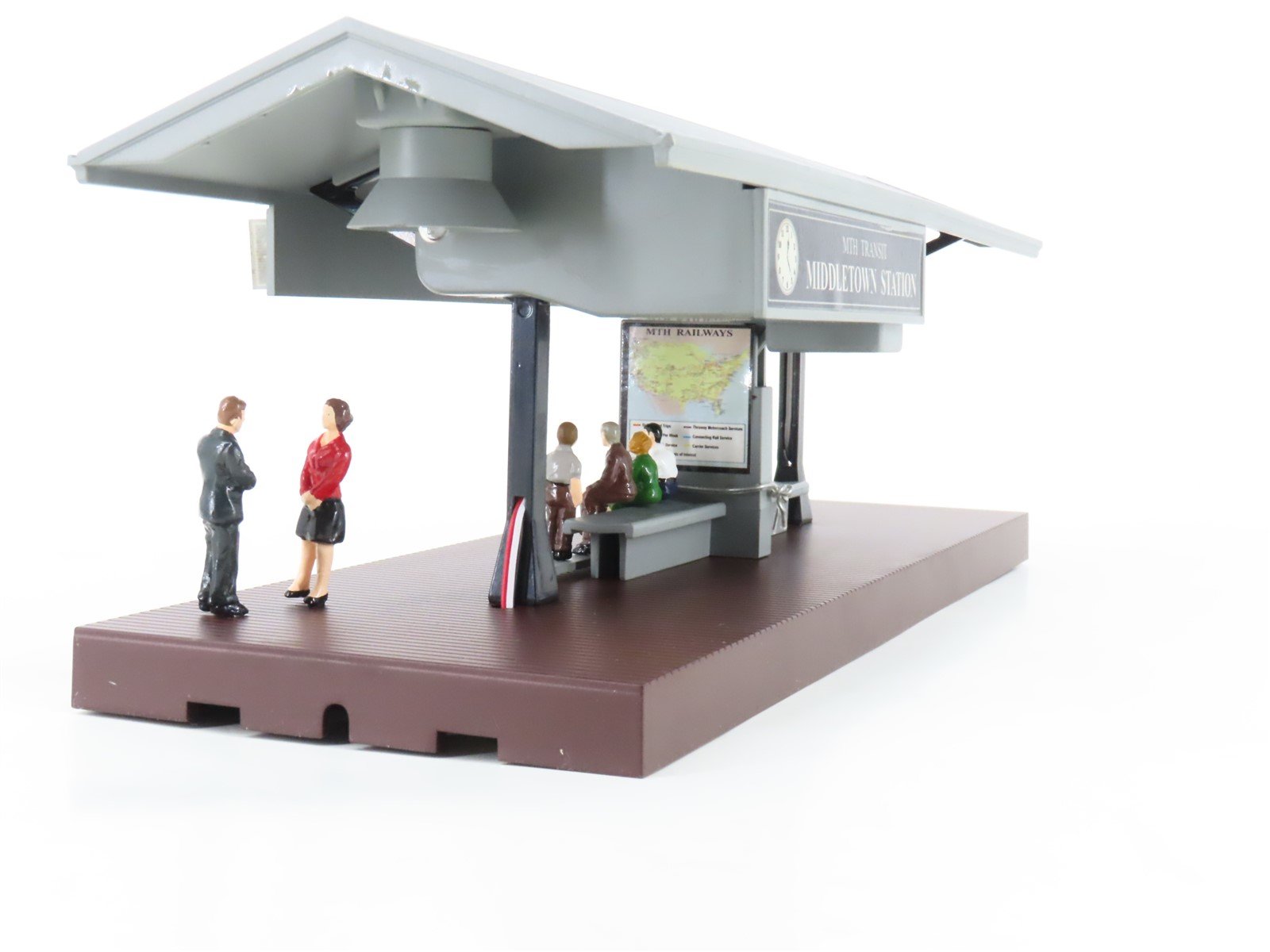 O Scale MTH Rail King 30-9107 Operating Passenger Station Platform