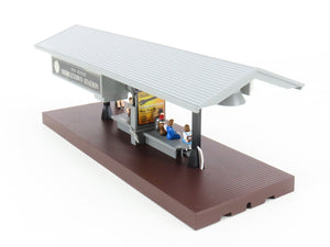 O Scale MTH Rail King 30-9107 Operating Passenger Station Platform