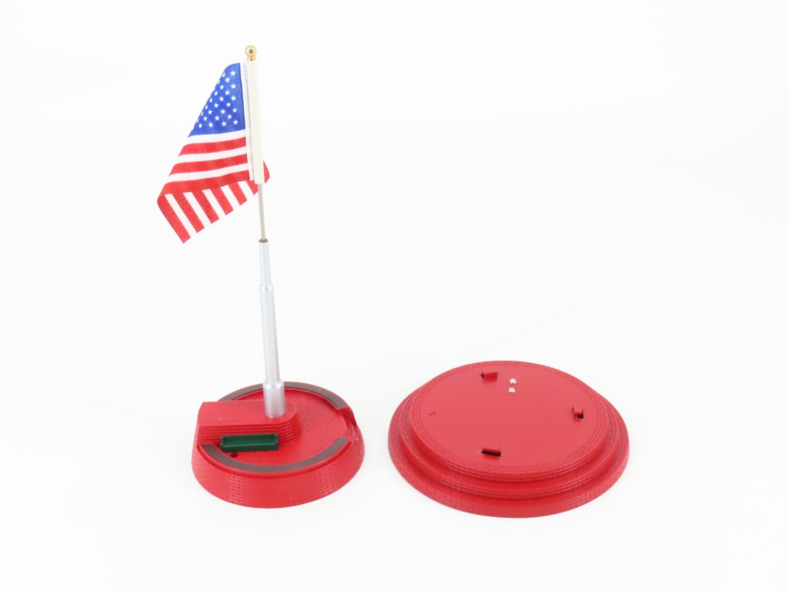 O Scale MTH Rail King 30-9103 Operating American Flag
