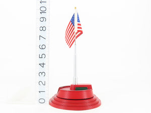 O Scale MTH Rail King 30-9103 Operating American Flag