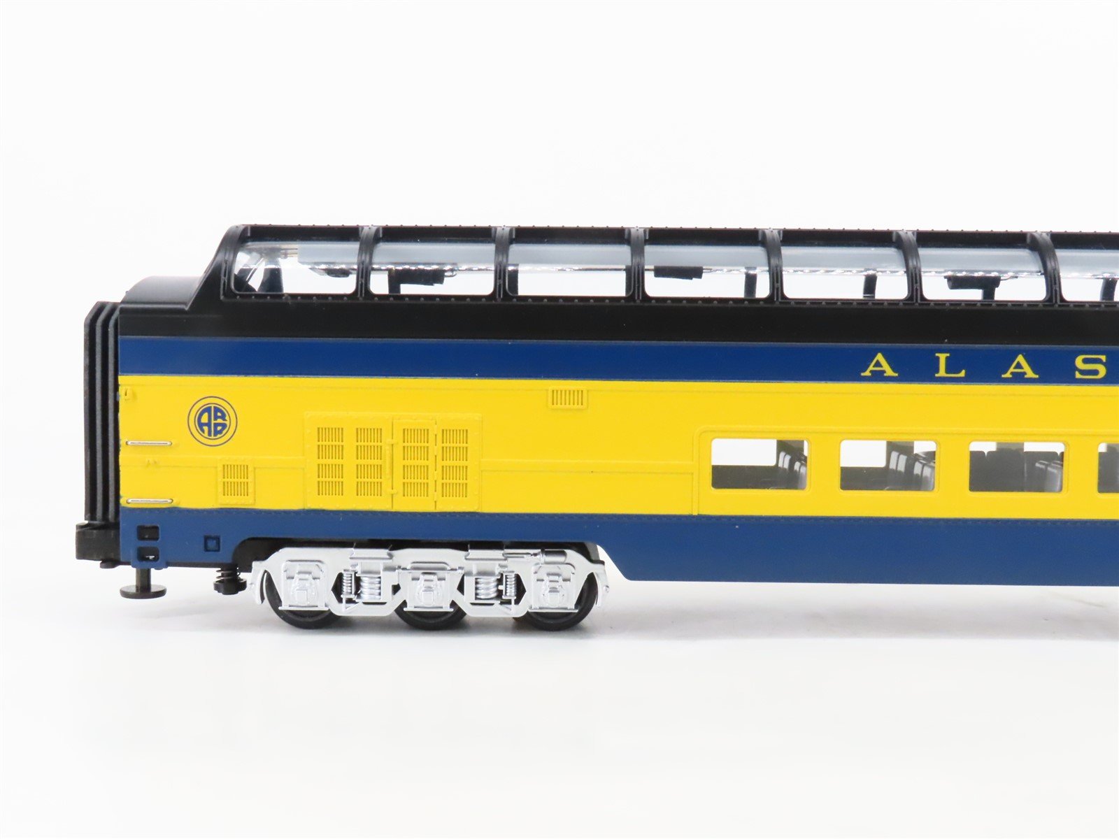 O Gauge 3-Rail MTH 20-6718 ARR Alaska 70' Full Vista Dome Passenger Car #506