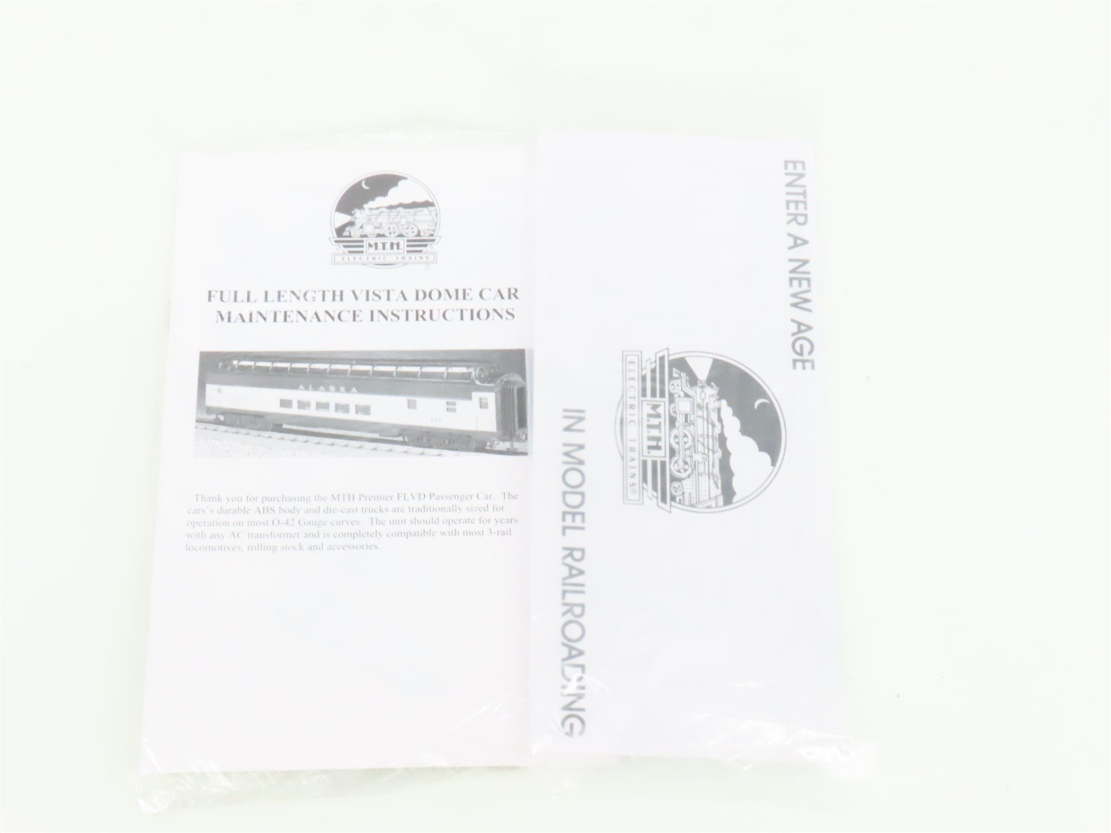 O Gauge 3-Rail MTH 20-6718 ARR Alaska 70' Full Vista Dome Passenger Car #506