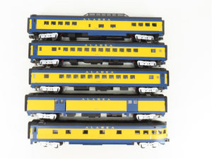 O Gauge 3-Rail MTH 20-6518 ARR Alaska 70' Streamlined Passenger 5-Car Set