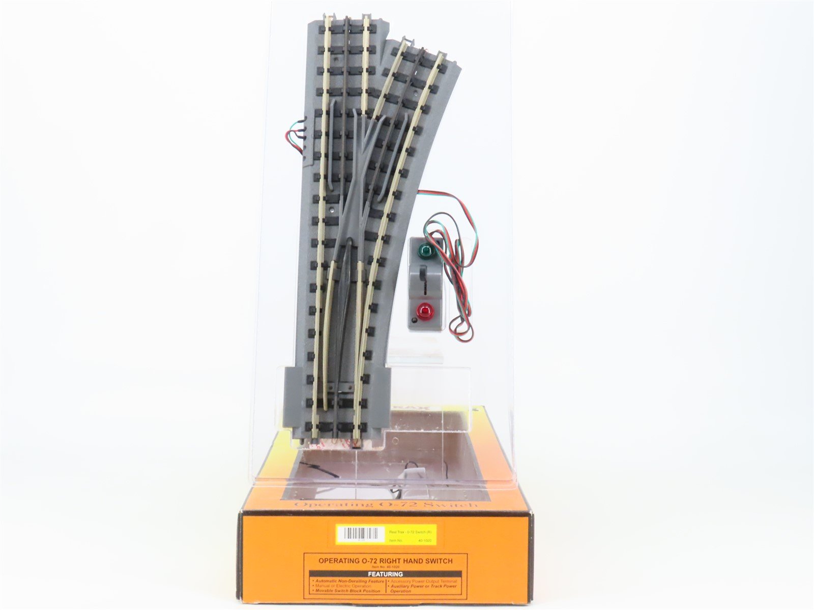 O Gauge 3-Rail MTH 40-1020 Operating O-72 Right Hand Switch Track Piece