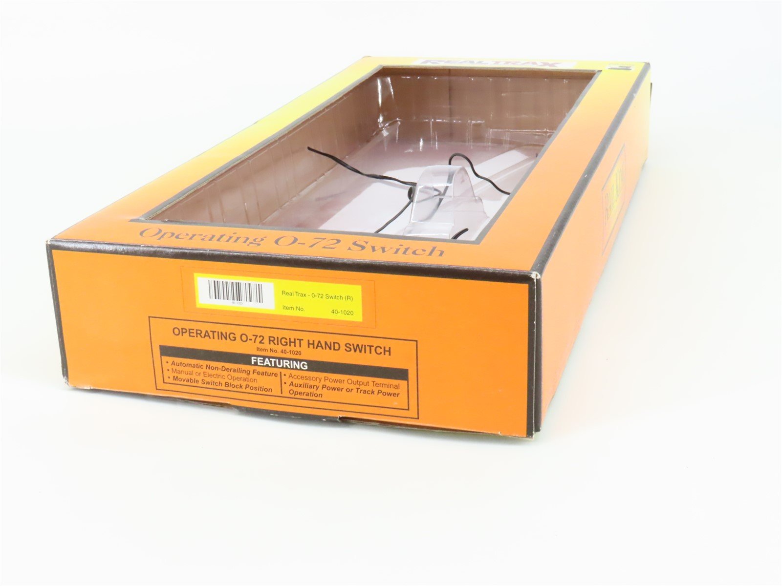 O Gauge 3-Rail MTH 40-1020 Operating O-72 Right Hand Switch Track Piece