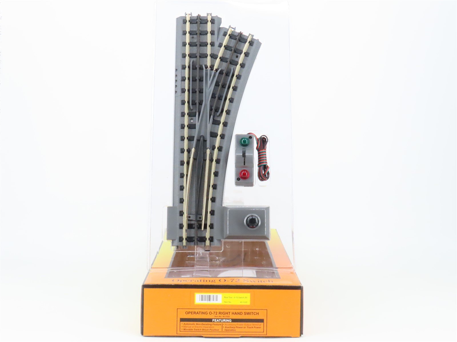 O Gauge 3-Rail MTH 40-1020 Operating O-72 Right Hand Switch Track Piece