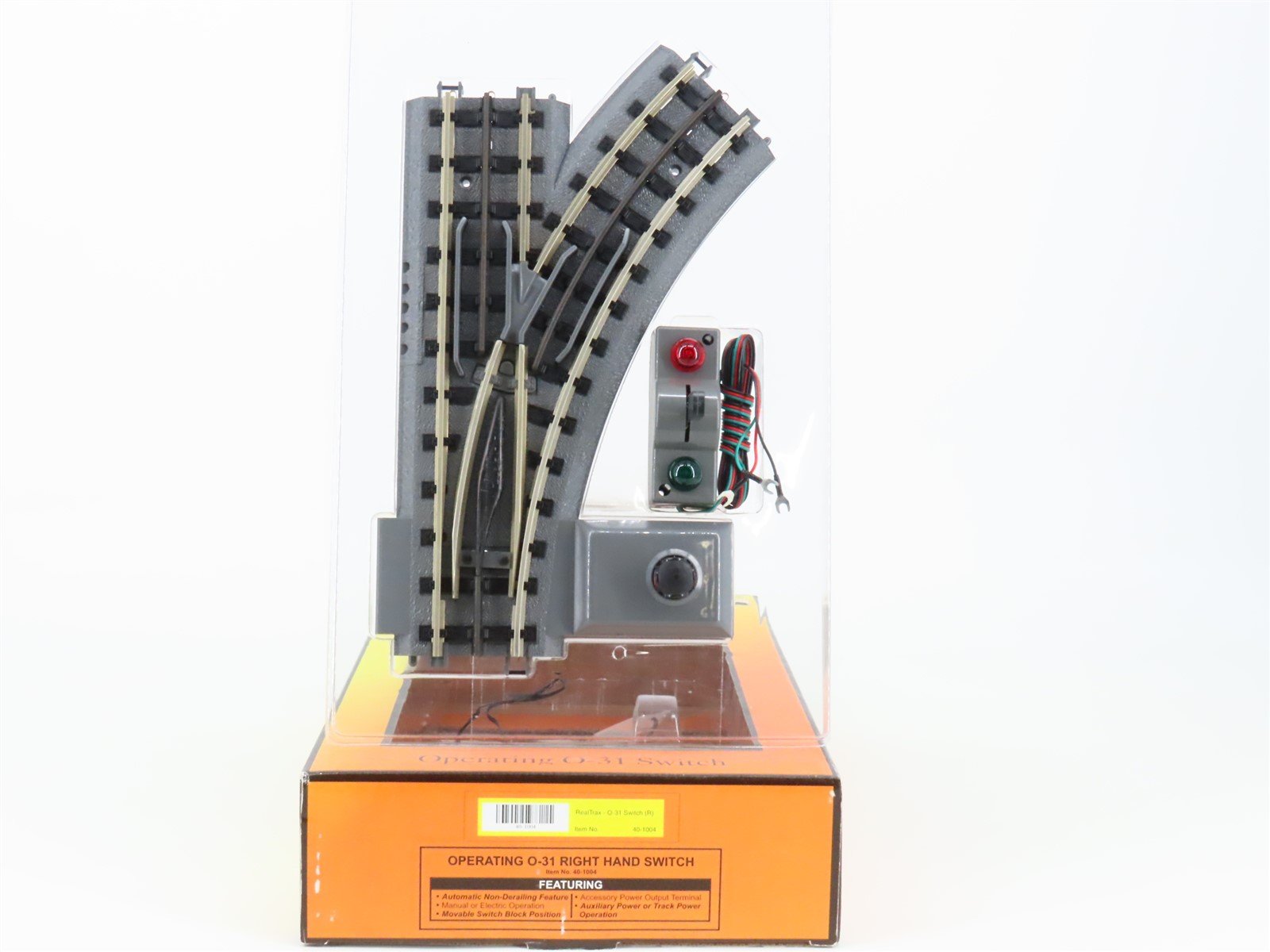O Gauge 3-Rail MTH 40-1004 Operating O-31 Right Hand Switch Track Piece