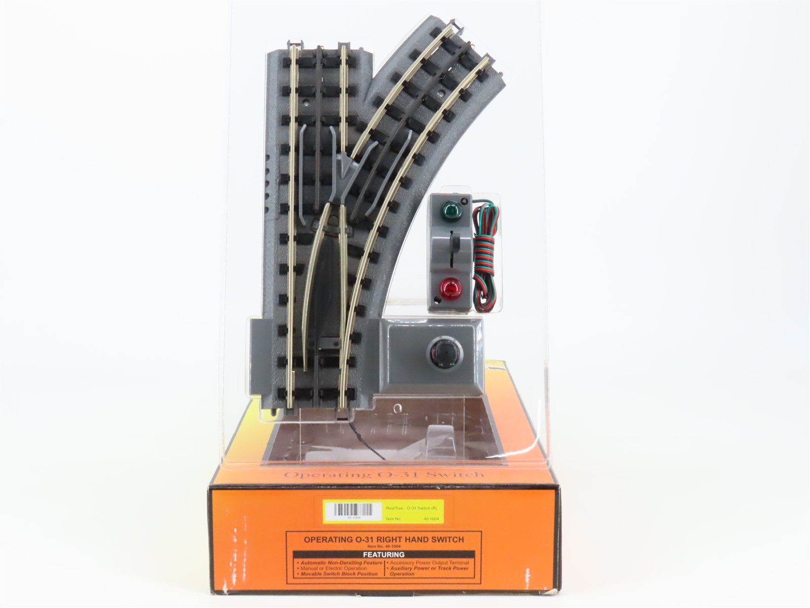 O Gauge 3-Rail MTH 40-1004 Operating O-31 Right Hand Switch Track Piece
