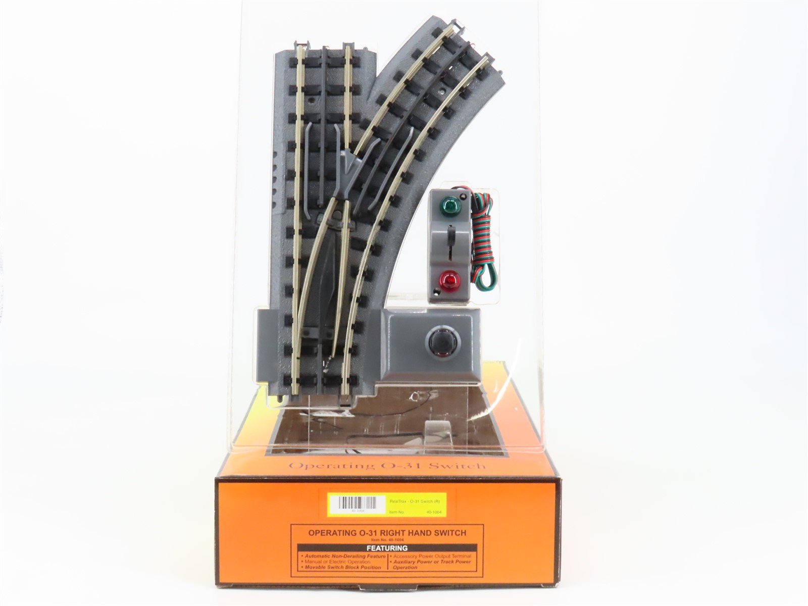 O Gauge 3-Rail MTH 40-1004 Operating O-31 Right Hand Switch Track Piece
