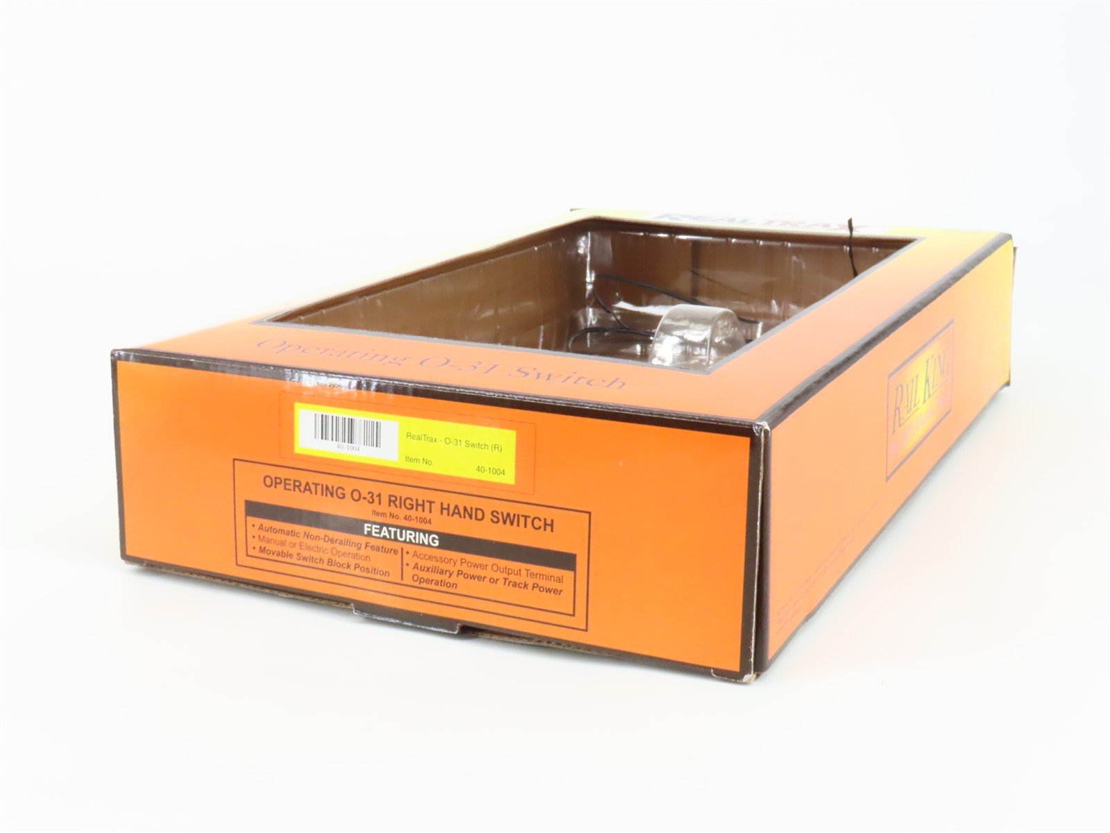 O Gauge 3-Rail MTH 40-1004 Operating O-31 Right Hand Switch Track Piece