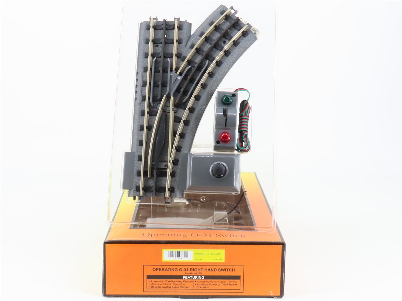 O Gauge 3-Rail MTH 40-1004 Operating O-31 Right Hand Switch Track Piece