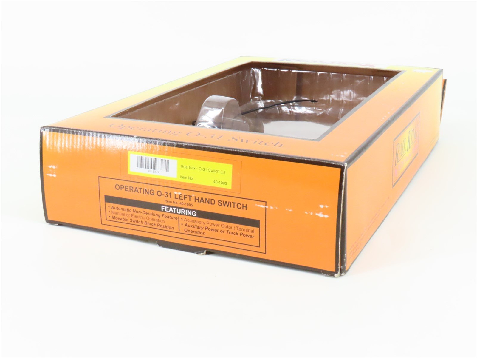 O Gauge 3-Rail MTH 40-1005 Operating O-31 Left Hand Switch Track Piece