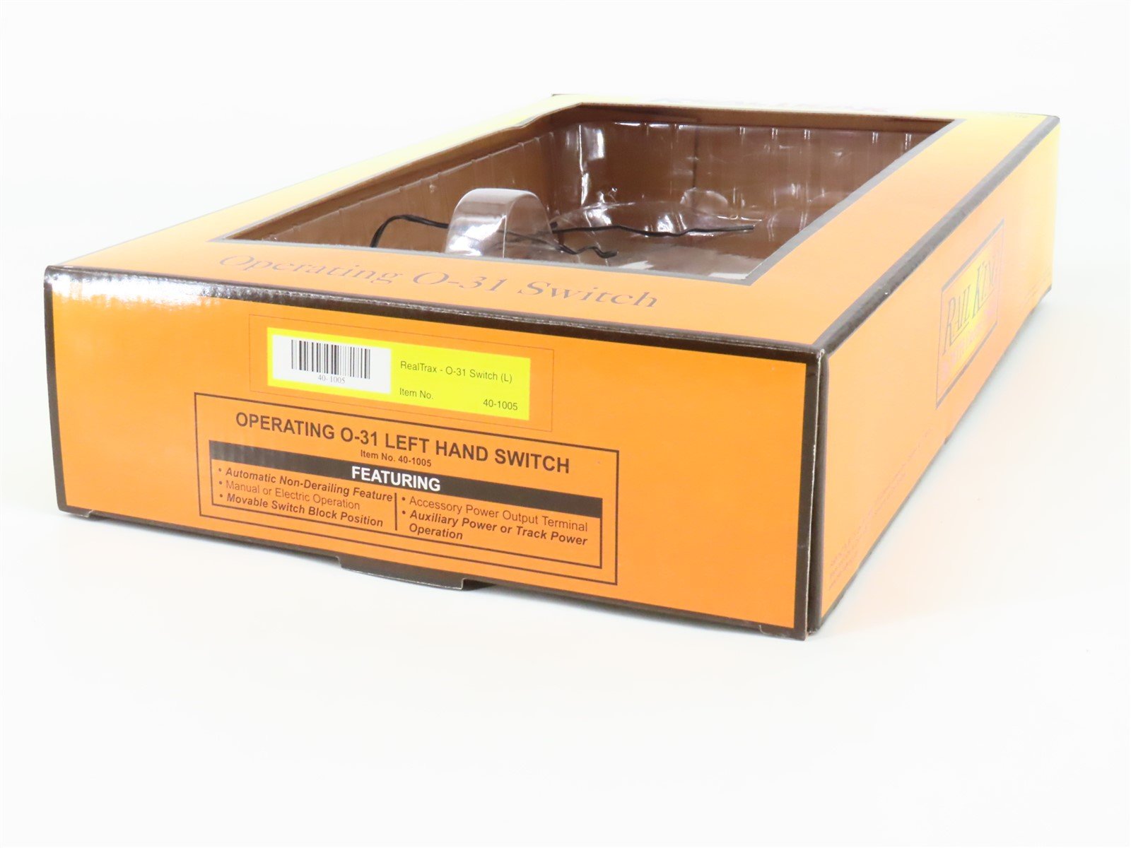 O Gauge 3-Rail MTH 40-1005 Operating O-31 Left Hand Switch Track Piece