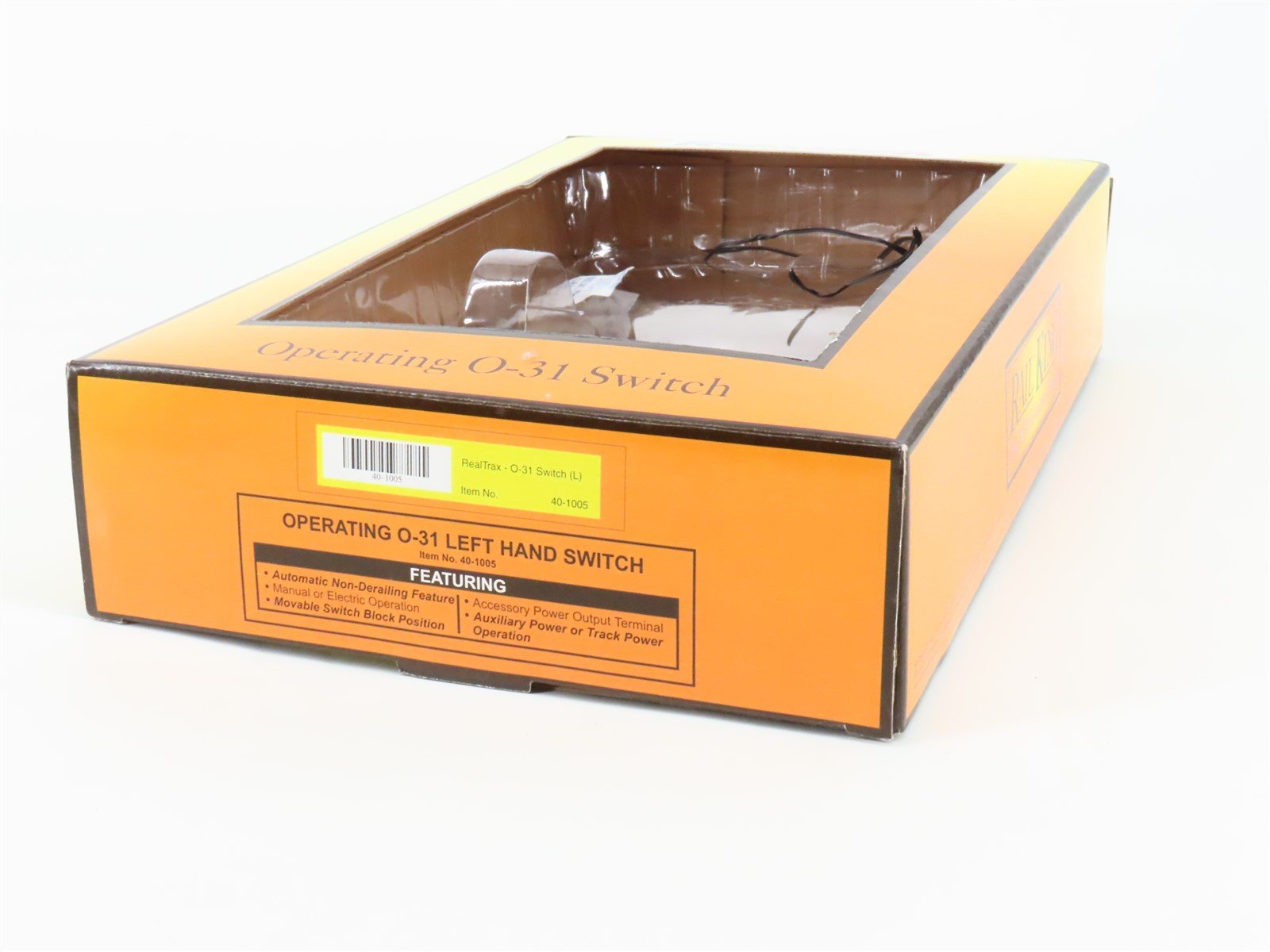 O Gauge 3-Rail MTH 40-1005 Operating O-31 Left Hand Switch Track Piece
