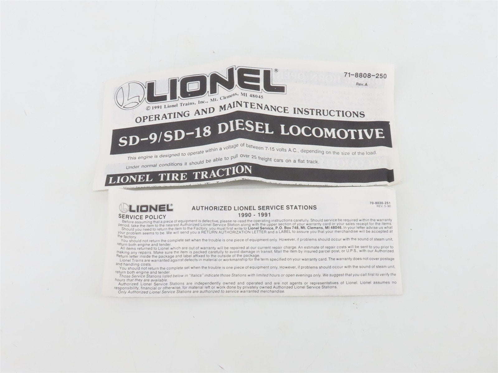 O Gauge 3-Rail Lionel 6-18811 ARR Alaska SD9 Diesel Locomotive #8811