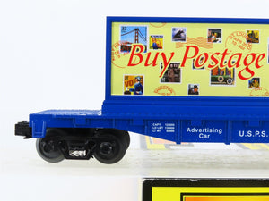 O27 Gauge 3-Rail MTH RailKing 30-76029 USPS Postage Stamps Flat Car w/ Billboard