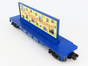 O27 Gauge 3-Rail MTH RailKing 30-76029 USPS Postage Stamps Flat Car w/ Billboard