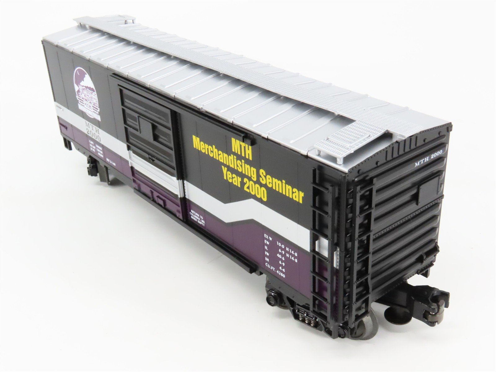 O Gauge 3-Rail MTH 20-93038 Year 2000 Merchandising Seminar 40' Box Car