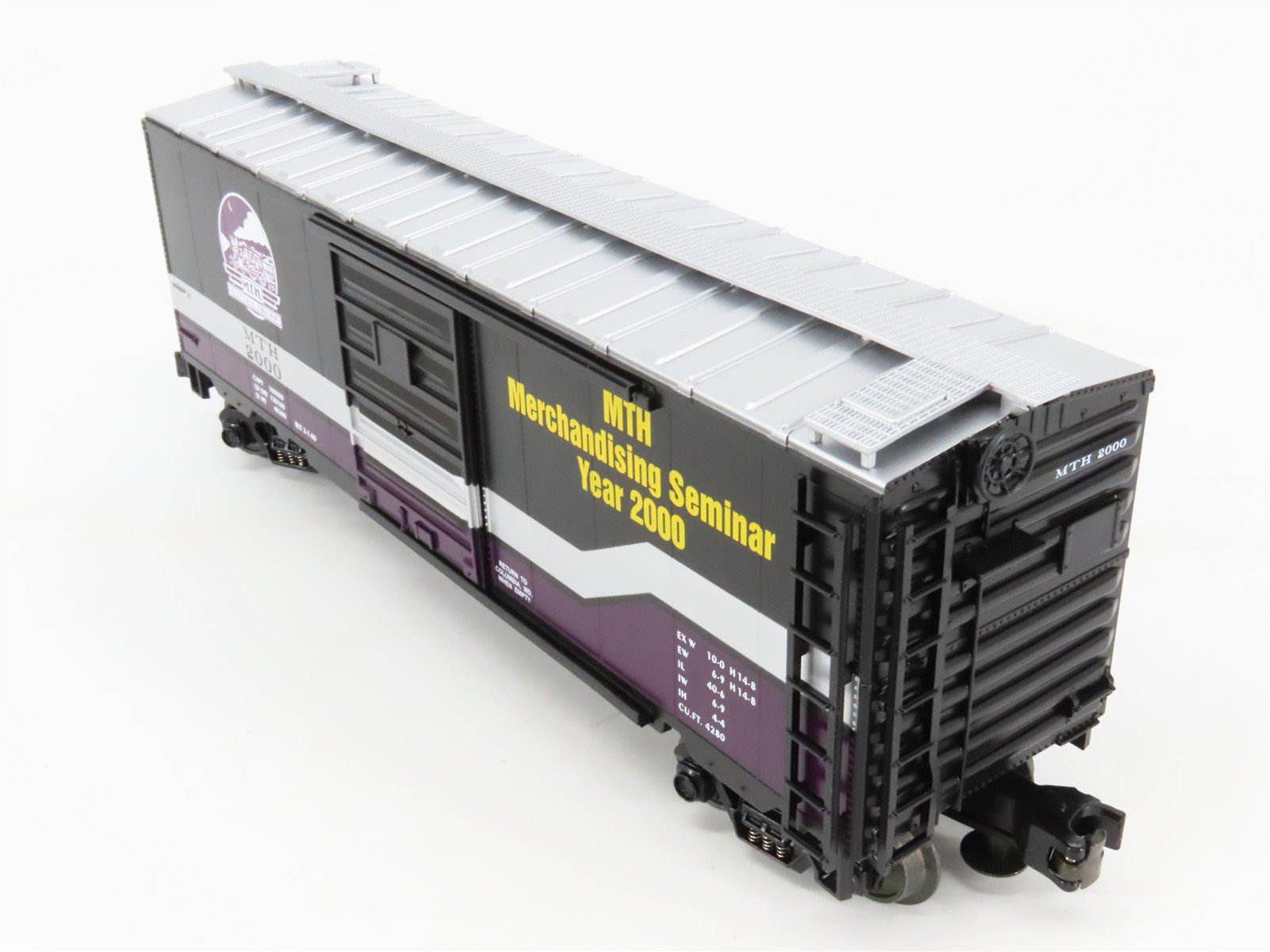 O Gauge 3-Rail MTH 20-93038 Year 2000 Merchandising Seminar 40' Box Car