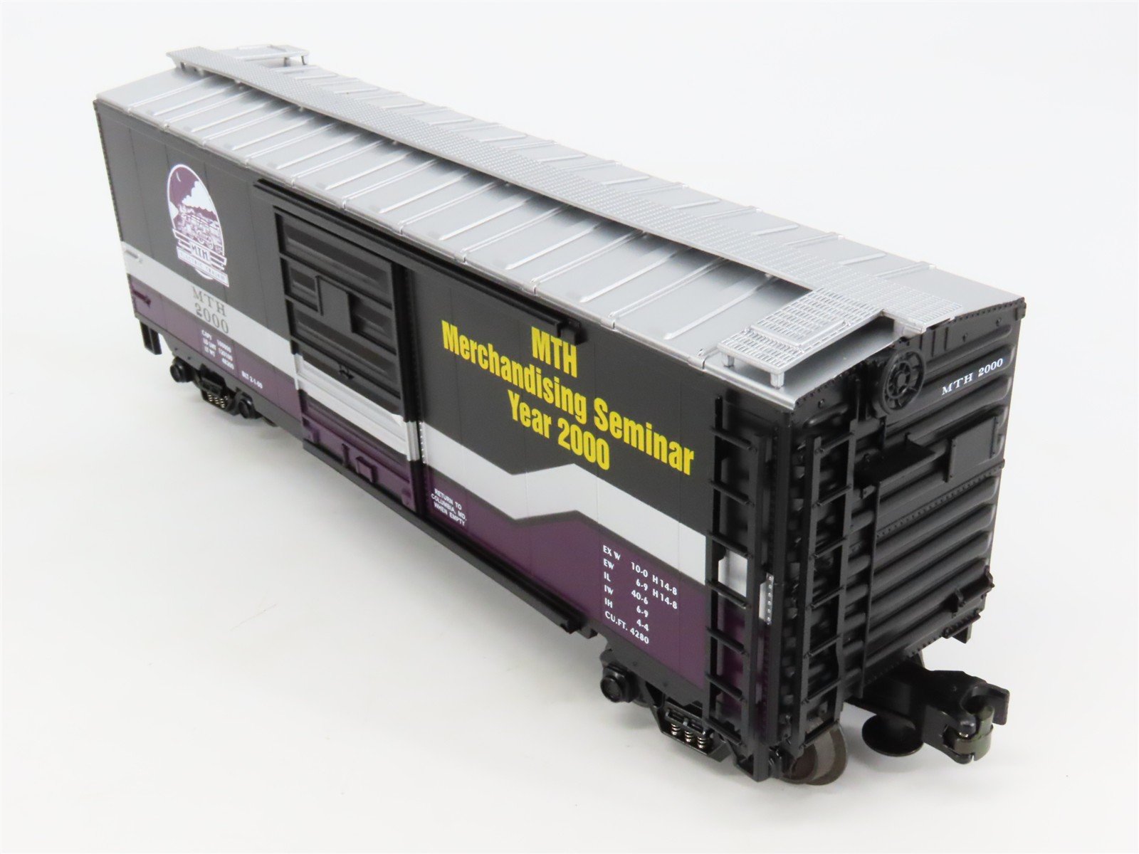 O Gauge 3-Rail MTH 20-93038 Year 2000 Merchandising Seminar 40' Box Car