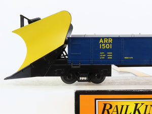 O27 Gauge 3-Rail MTH RailKing 30-7954 ARR Alaska Snow Plow #1501 w/ Headlight