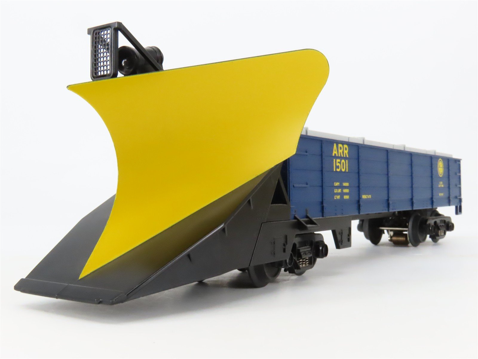O27 Gauge 3-Rail MTH RailKing 30-7954 ARR Alaska Snow Plow #1501 w/ Headlight