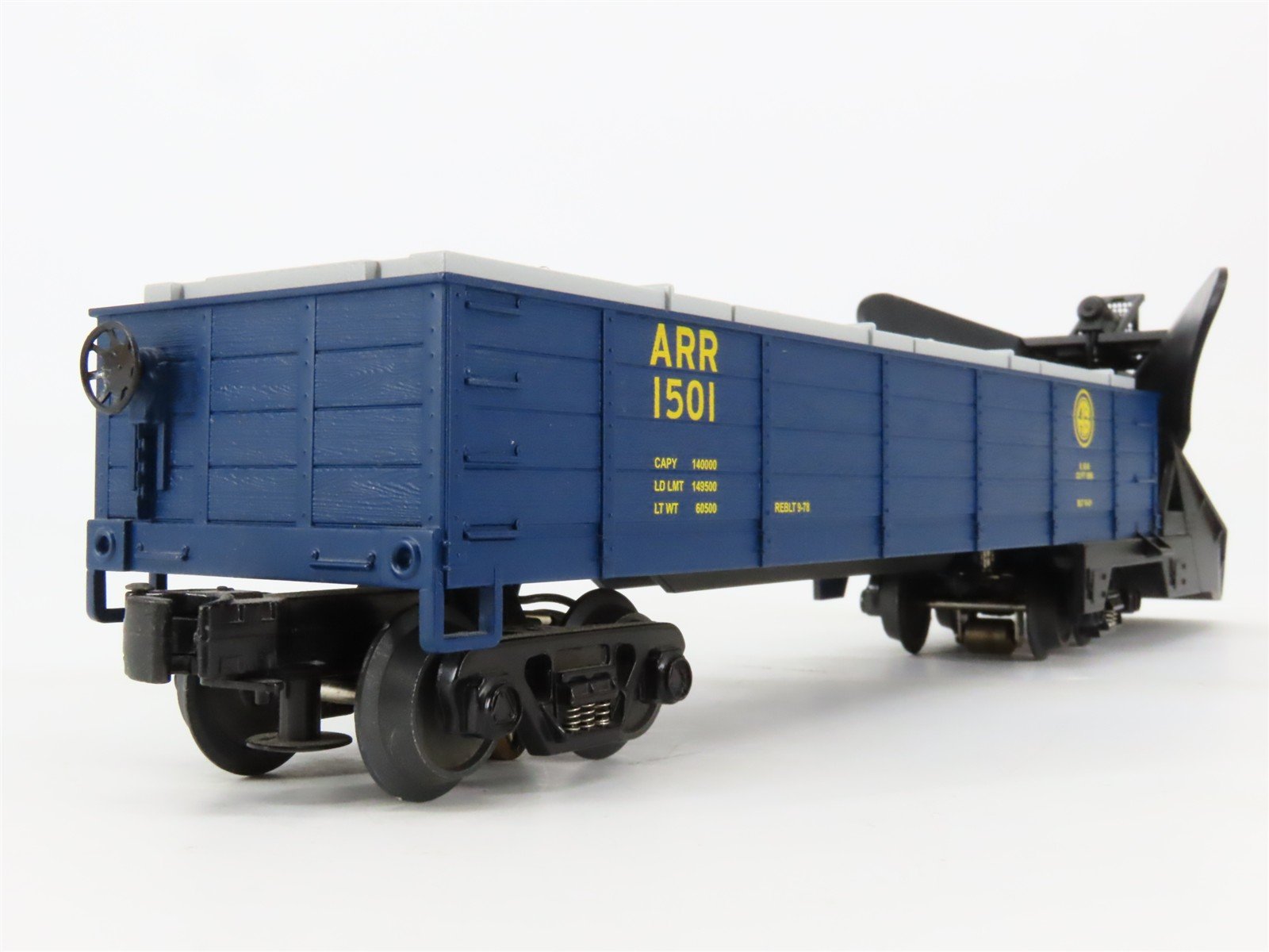 O27 Gauge 3-Rail MTH RailKing 30-7954 ARR Alaska Snow Plow #1501 w/ Headlight