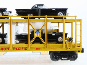 O27 Gauge 3-Rail MTH RailKing 30-7674 UP Auto Carrier #11071 w/ Ertl T-Birds