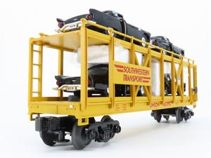 O27 Gauge 3-Rail MTH RailKing 30-7674 UP Auto Carrier #11071 w/ Ertl T-Birds