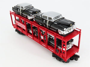 O27 3-Rail MTH RailKing 30-7659 ATSF Auto Carrier #11070 w/ Ertl '52 Cadillacs