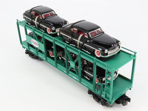 O27 3-Rail MTH RailKing 30-7682 MDAX NYC Auto Carrier #325 w/ Ertl '49 Mercurys