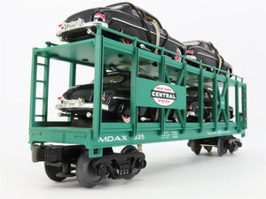 O27 3-Rail MTH RailKing 30-7682 MDAX NYC Auto Carrier #325 w/ Ertl '49 Mercurys