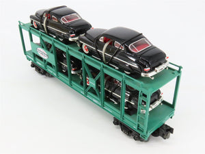 O27 3-Rail MTH RailKing 30-7682 MDAX NYC Auto Carrier #325 w/ Ertl '49 Mercurys