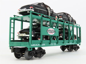 O27 3-Rail MTH RailKing 30-7682 MDAX NYC Auto Carrier #325 w/ Ertl '49 Mercurys