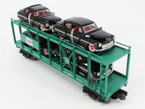 O27 3-Rail MTH RailKing 30-7682 MDAX NYC Auto Carrier #325 w/ Ertl '49 Mercurys
