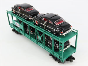 O27 3-Rail MTH RailKing 30-7682 MDAX NYC Auto Carrier #325 w/ Ertl '49 Mercurys