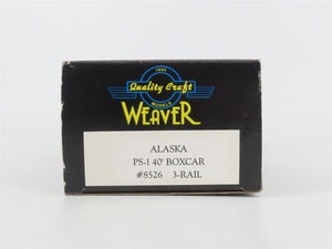 O Gauge 3-Rail Weaver 8526 ARR Alaska Railroad 40' PS-1 Boxcar #8526