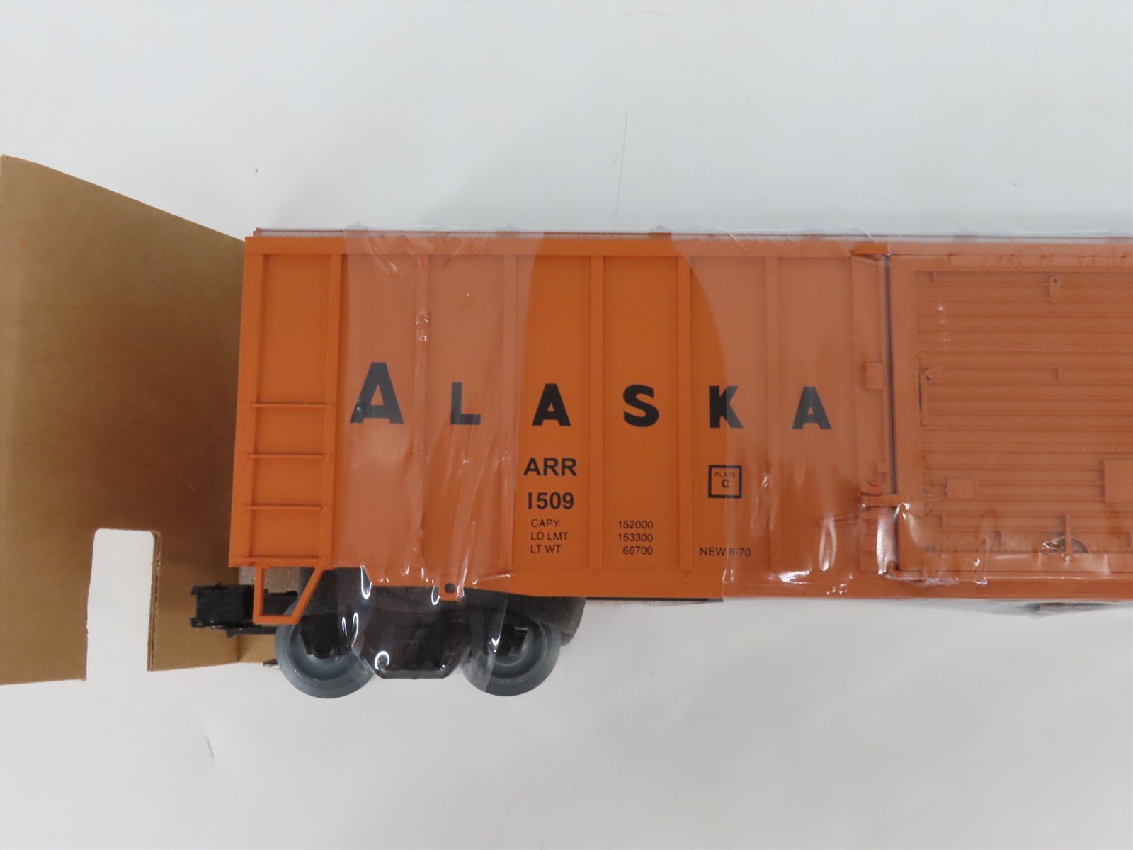 O Gauge 3-Rail Weaver 1509 ARR Alaska 50' Outside Braced Boxcar #1509