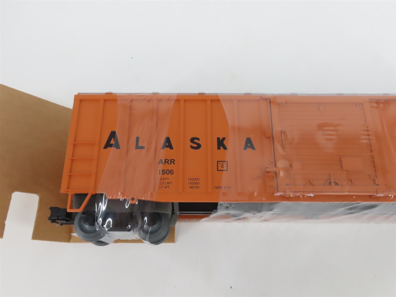 O Gauge 3-Rail Weaver 1506 ARR Alaska 50' Outside Braced Boxcar #1506