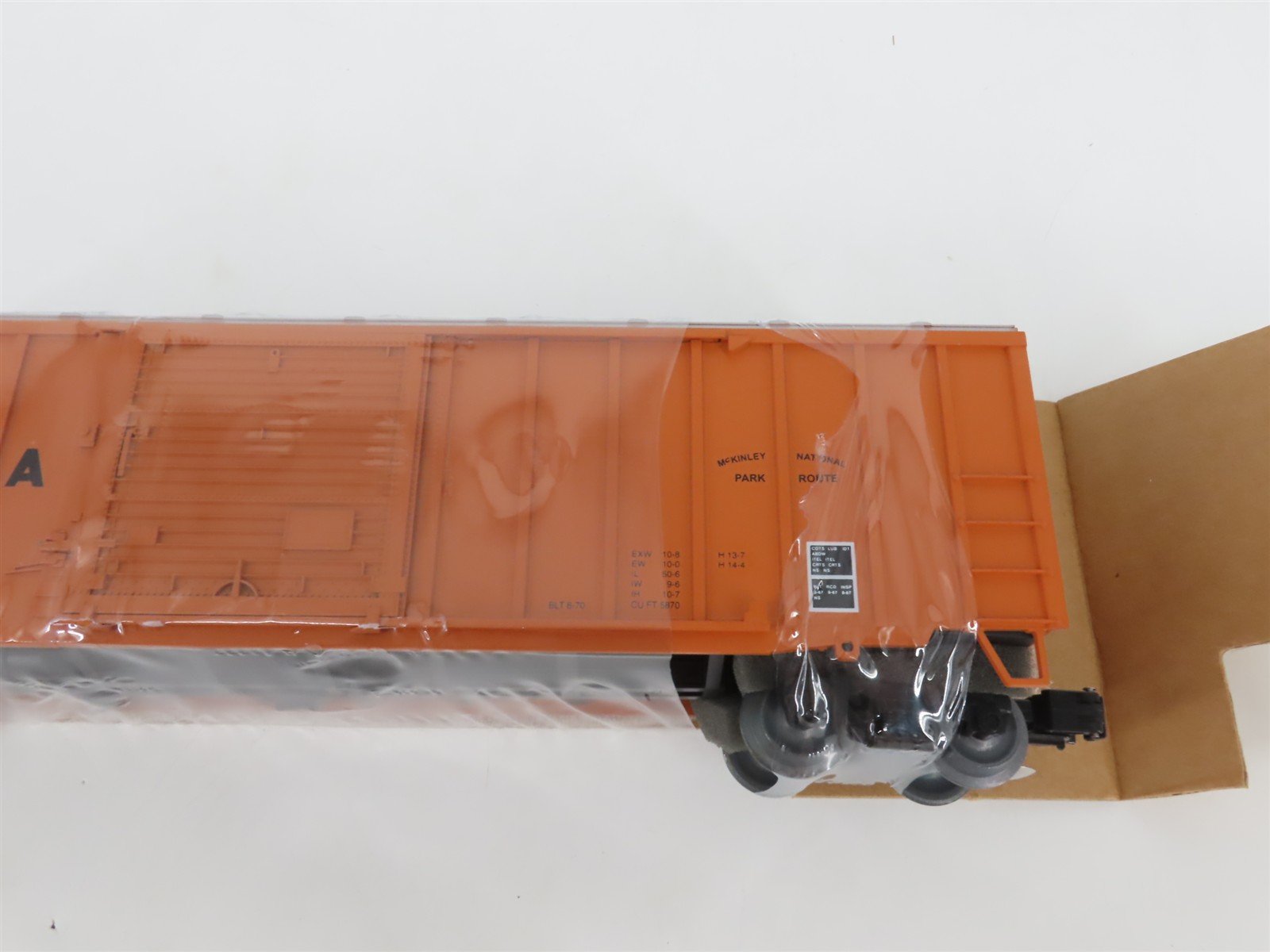O Gauge 3-Rail Weaver 1506 ARR Alaska 50' Outside Braced Boxcar #1506