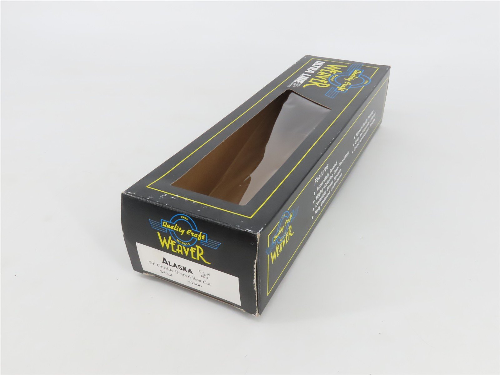 O Gauge 3-Rail Weaver 1506 ARR Alaska 50' Outside Braced Boxcar #1506