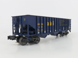 O Gauge 3-Rail Weaver 684 ASGX ABI Alaska Basic Industries 3-Bay Hopper #684