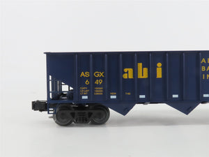 O Gauge 3-Rail Weaver 649 ASGX ABI Alaska Basic Industries 3-Bay Hopper #649