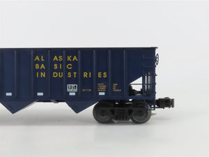 O Gauge 3-Rail Weaver 655 ASGX ABI Alaska Basic Industries 3-Bay Hopper #655