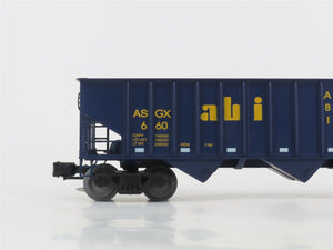 O Gauge 3-Rail Weaver 660 ASGX ABI Alaska Basic Industries 3-Bay Hopper #660
