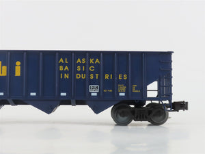 O Gauge 3-Rail Weaver 660 ASGX ABI Alaska Basic Industries 3-Bay Hopper #660