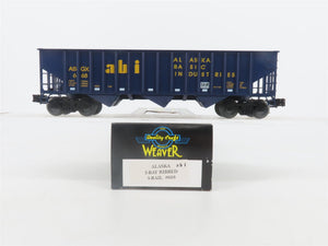 O Gauge 3-Rail Weaver 668 ASGX ABI Alaska Basic Industries 3-Bay Hopper #668